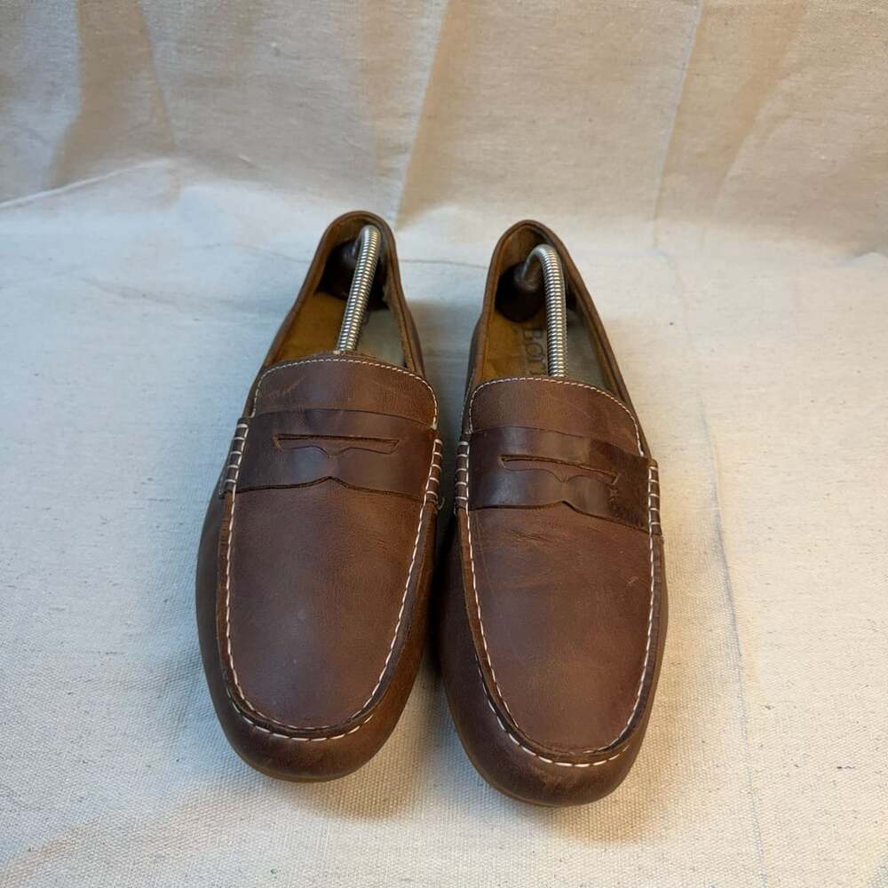 Born Andes Leather Penny Loafer Brown